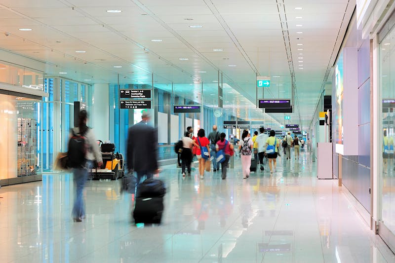 Airport scene