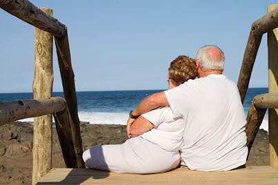 Couple at the beach