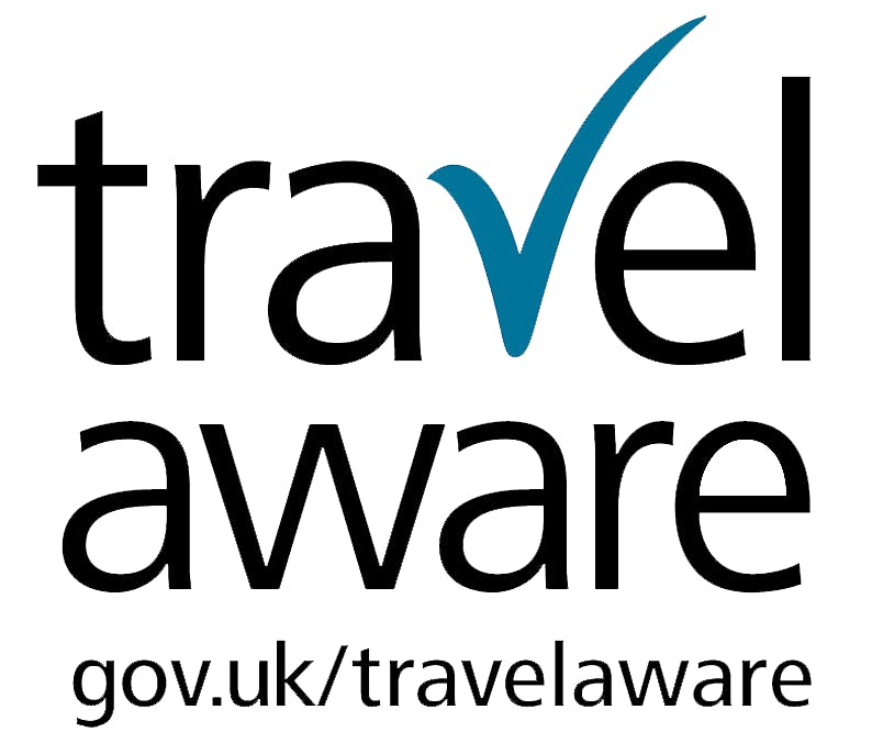 Black travel aware logo transparent2