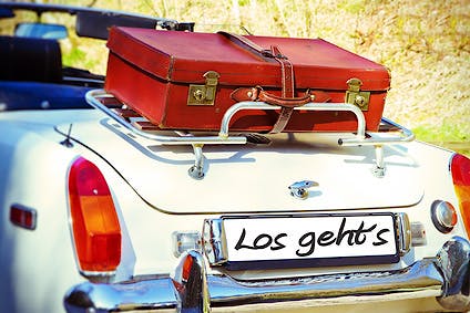 Car and luggage